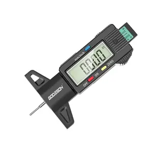Tire Tread Depth Gauge,Digital Tire Tread Depth Gauge in 1Inch/25.4mm with Color-Coded Bar, Easy Read Tire Depth Gauge for , ,