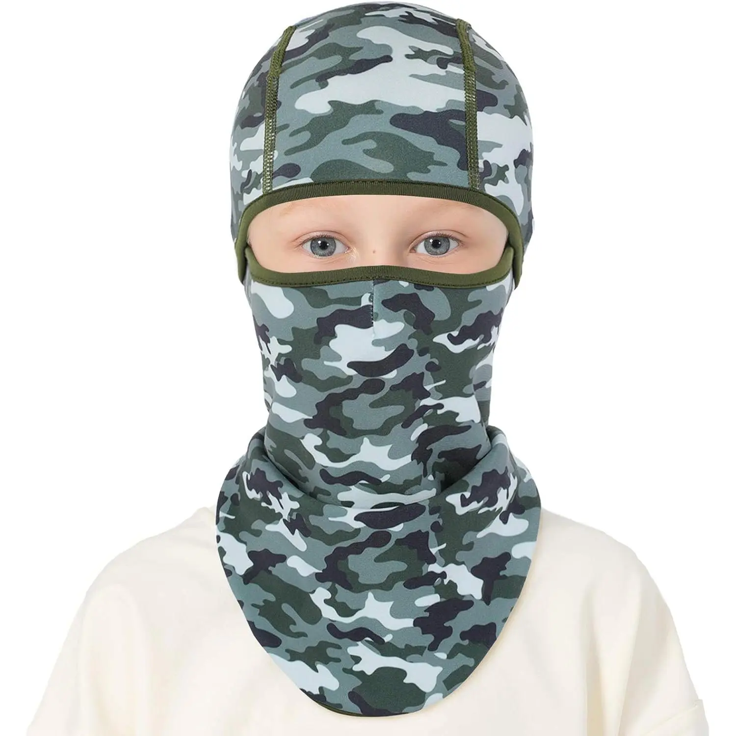 Kids Balaclava Windproof Ski Mask Winter Face Warmer Cold Weather Boys Girls