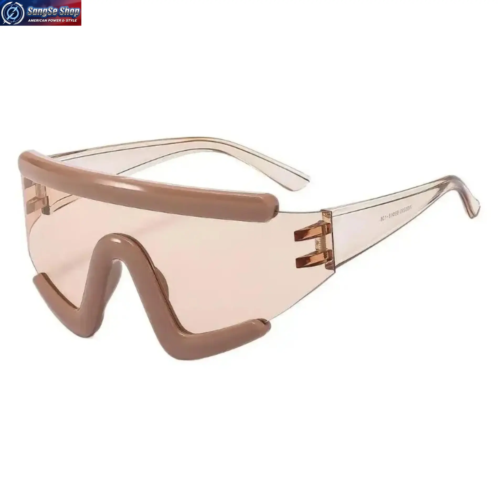 Personalized Large-Frame Sunglasses for Adults, Men's Sunglasses with Windproof Design, Anti-Glare UVA/UVB Sun Protection, Lightweight Secure Sports Eyewear for Cycling, Hiking, Bikes, Adventure Sports, Dustproof, Durable & Lightweight, Running Sunglasses