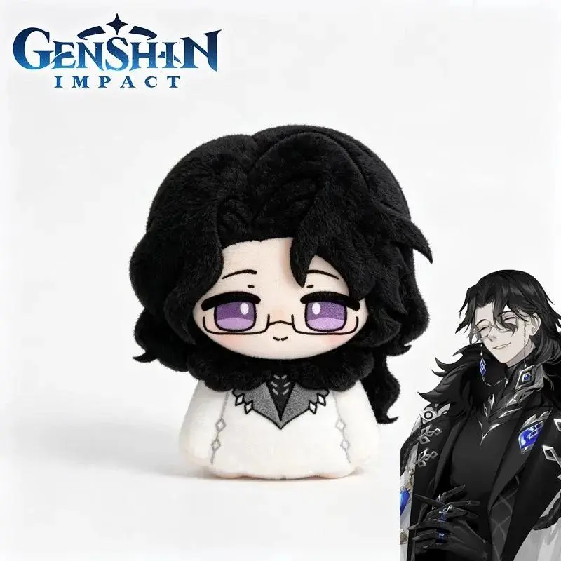 Game Genshin Impact Pantalone Cosplay Keychain Regrator Cute Plush Cotton Doll Backpack Pendant Keyring Accessories