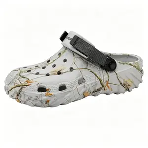 Tree Camo Print Clogs | Adjustable Strap Non-Slip Summer Footwear