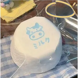 2026  1Pc handmade Squishy with BUTTER texture - Banana bear shaped to relieve stress - Food grade silicone