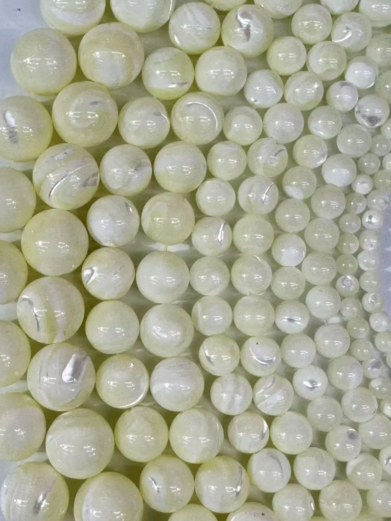 Natural Trochus Shell Stone Beads, 4-12mm Round Loose Beads, DIY Jewelry Making, Bracelet Necklace Craft Supplies, Women's Accessories, Beading Supplies