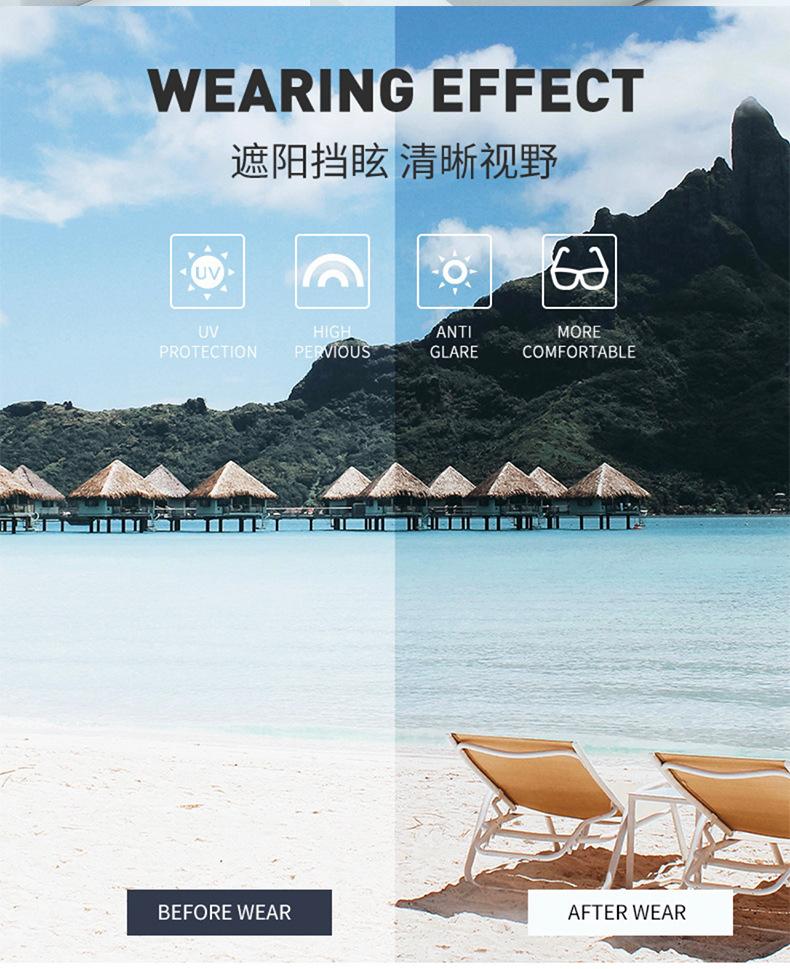 Sunglasses for driving, advanced sense anti-ultraviolet and anti-strong sunglasses, European and American steam punk sunglasses