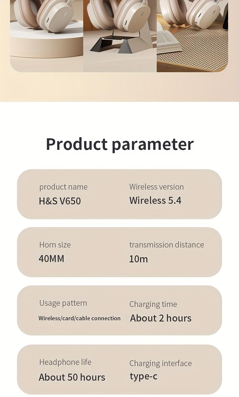 Headphones, High-quality Sound Quality, as a Gift, Connect a 3.5mm Audio Cable as DJ Monitoring Headphones