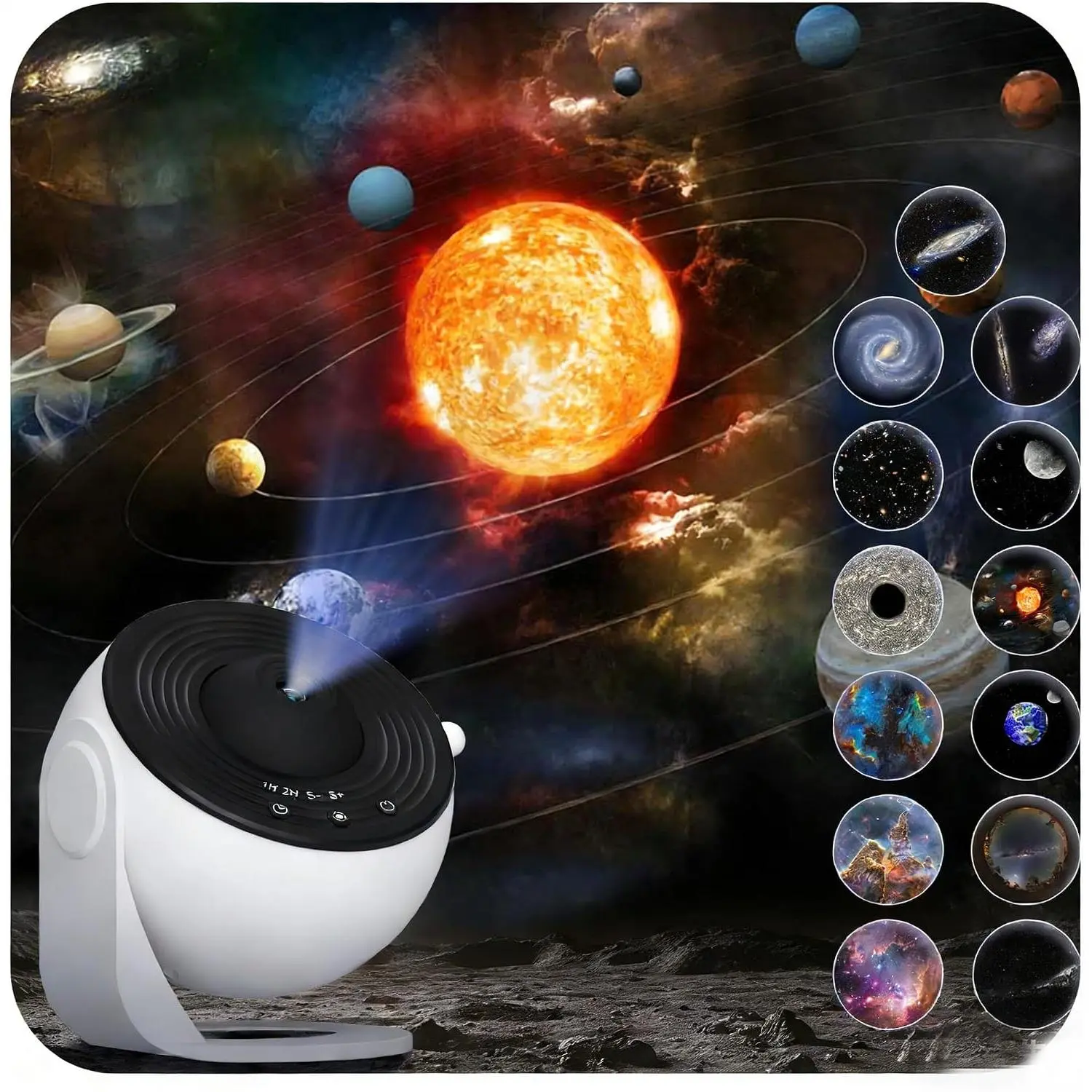 Galaxy Projector for Bedroom, 13 in 1 Planetarium  Projector with Solar System & Constellation, 360° Rotating Galaxy Light Projector with Timer, Space Night Light Projector for  Adults Gifts