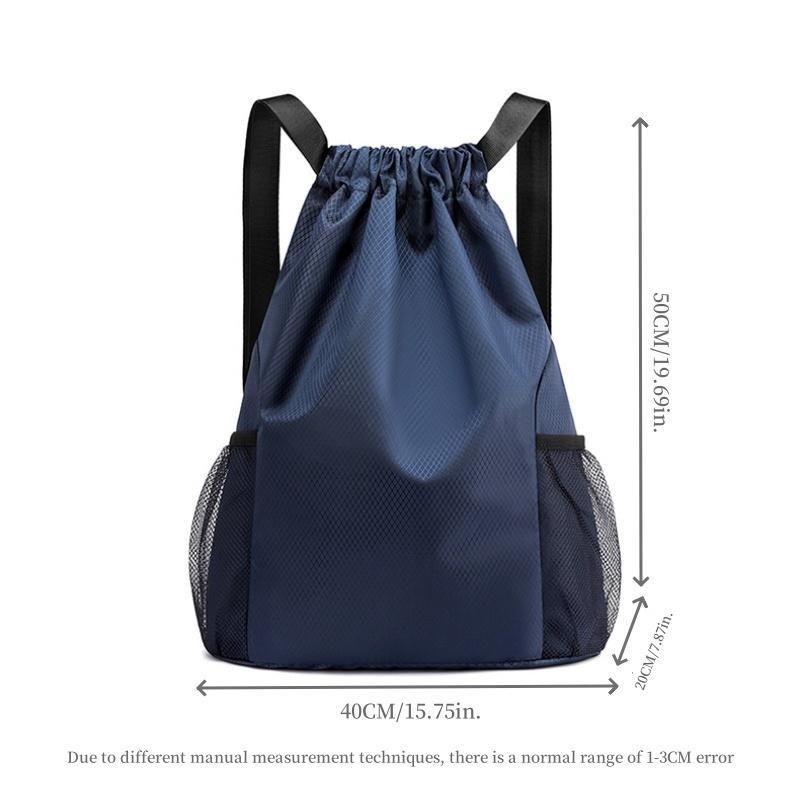 Drawstring Backpack, 1 Count Large Capacity Sports Storage Bag, Outdoor Active Sports Bag, Waterproof Backpack for Men & Women
