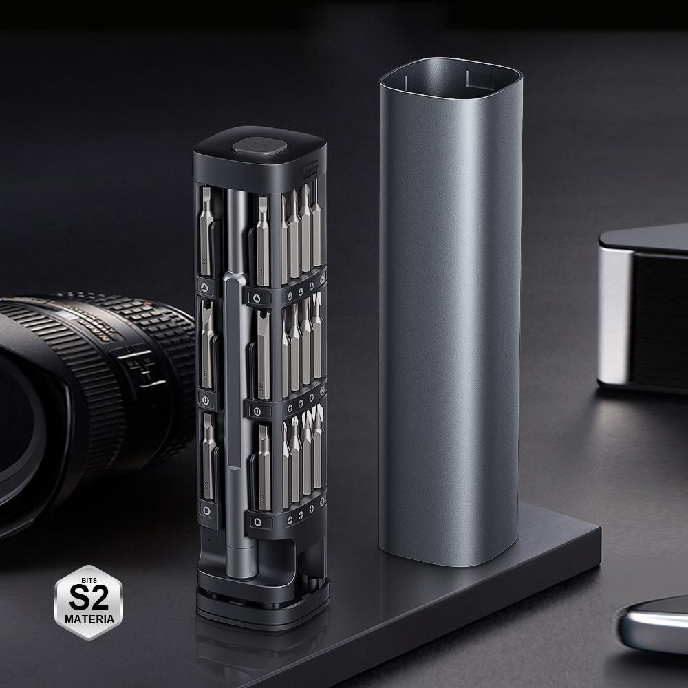 46-in-1 Precision Screwdriver Set, Portable Pen Manual Hand Tool Kit, Wireless Cordless Magnetic Mini Small Bit for Xiaomi Mobile Cell Phone Watch Repair