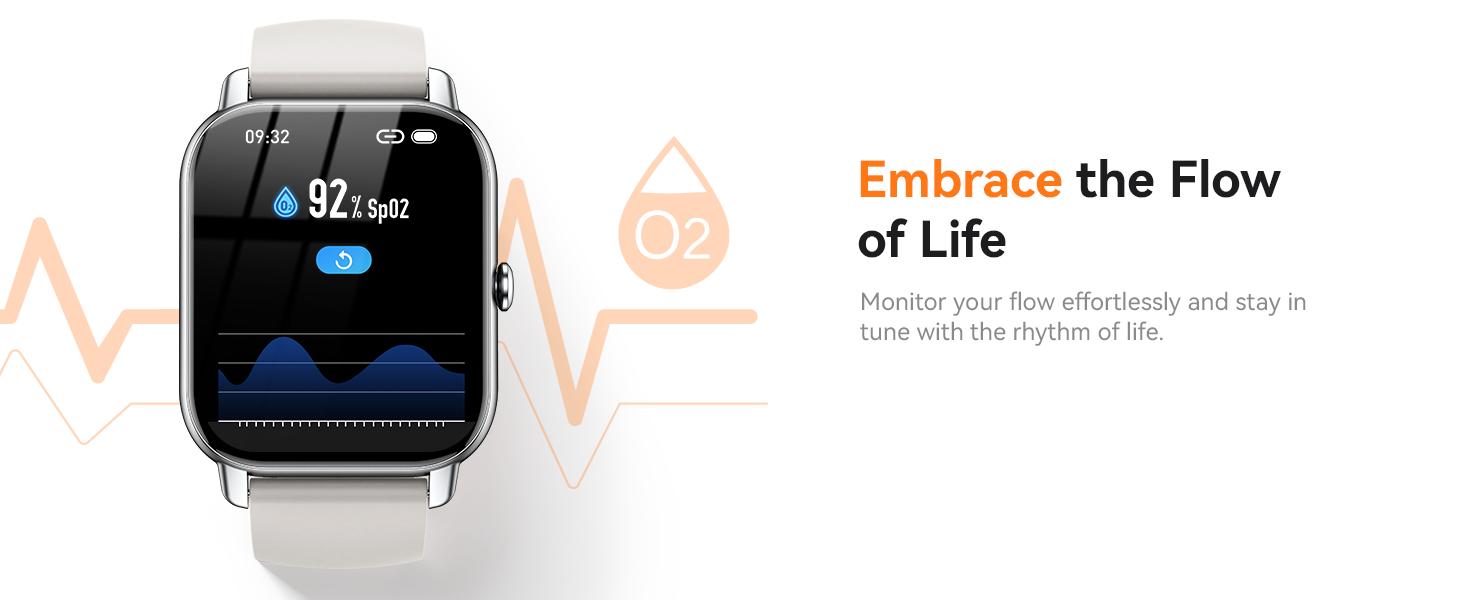 Watches for Men Women(Answer/Make Call), Fitness Tracker Watch with Activity Counter/Sleep Monitor/ 110+ Sports Modes,Watch for Android iPhone iOS Compatible (Starlight, 1.83)