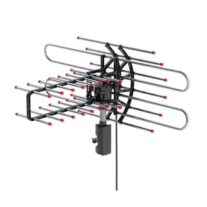 TA-851 Plus 360°Rotation UV Dual Frequency 45-860MHz 22-38dB 42.65ft cable Outdoor Antenna