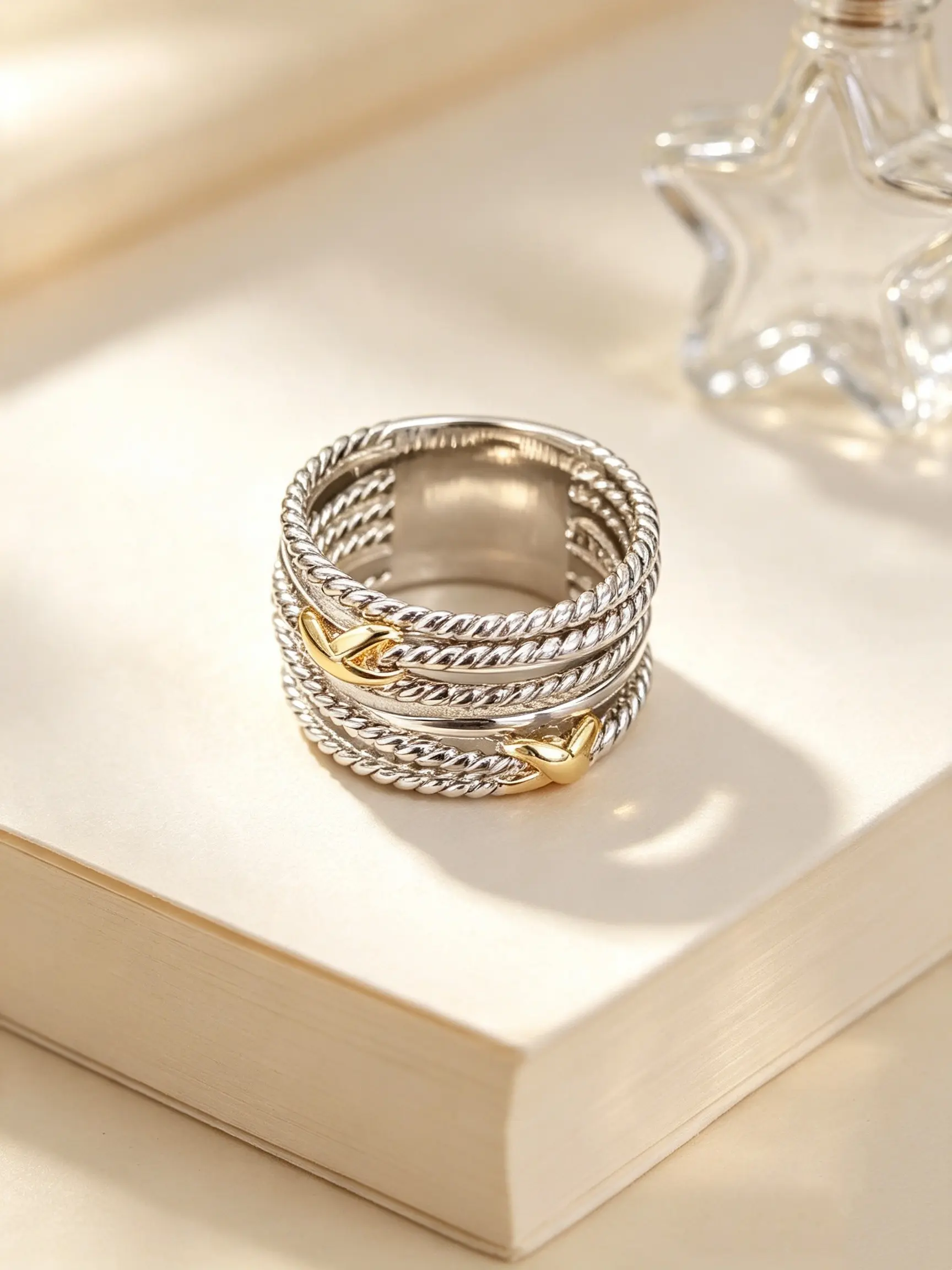 2026 Original New Product Popular Retro Design DYJZ-010 Ring Women's Fashion High Quality Jewelry Accessories Gift Metal Rings