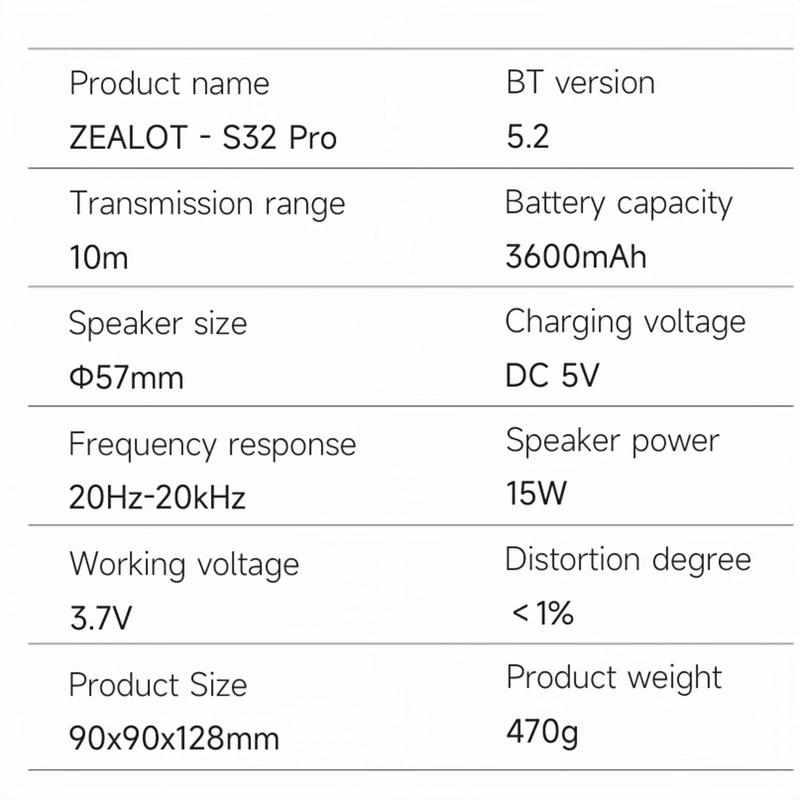ZEALOT Portable Wireless Bluetooth-compatible Speaker, 15W Stereo Sound Speaker&super bass with RGB Light Effect, Waterproof Wireless Speaker for Home Outdoor Camping hiking cycling Halloween Gifts, Portable Speaker, Multifunctional Wireless Speaker ZEALOT Portable Wireless Bluetooth-compatible Speaker, 15W Stereo Sound Speaker&super bass with RGB Light Effect, Waterproof Wireless Speaker for Home Outdoor Camping hiking cycling Halloween Gifts, Portable Speaker, Multifunctional Wireless Speaker