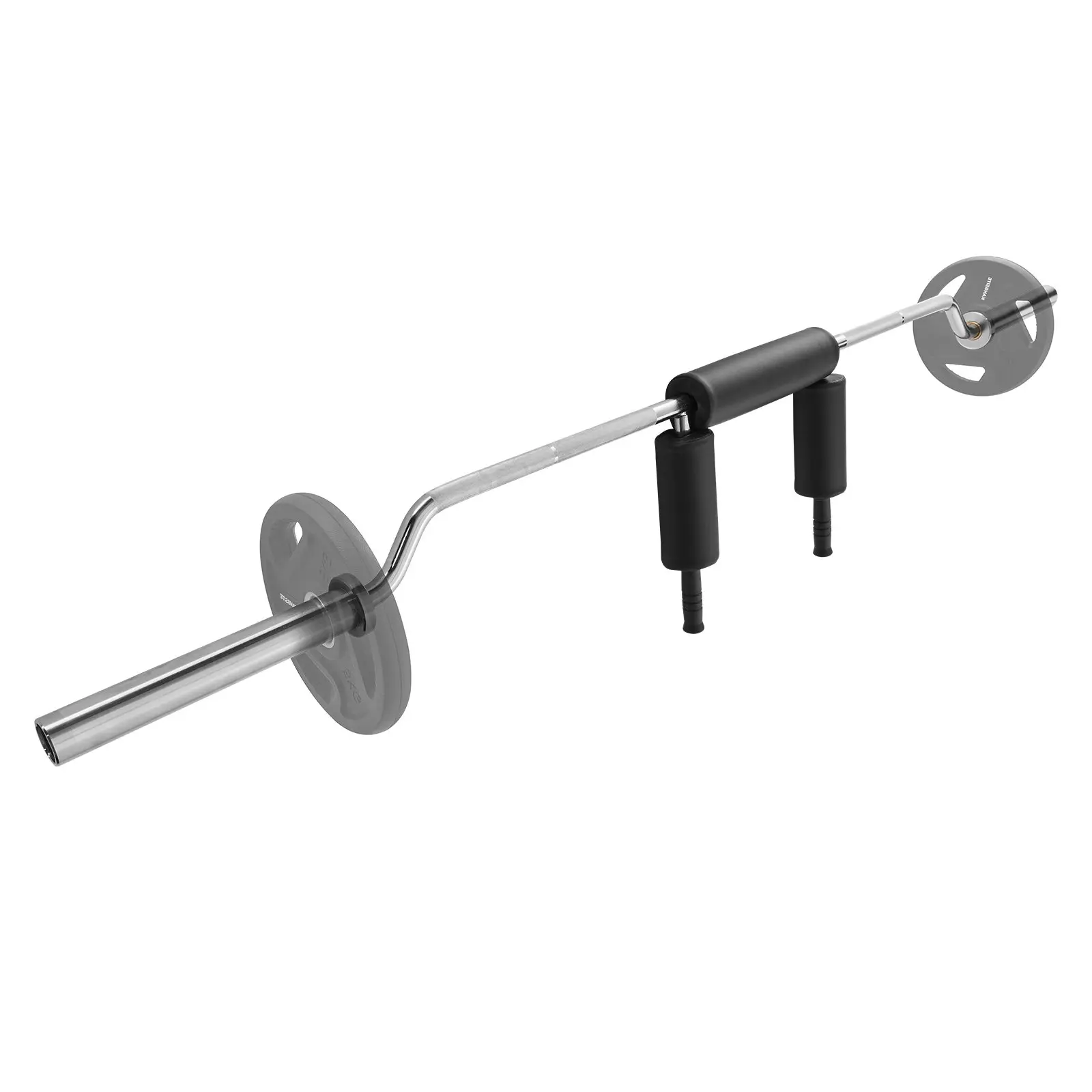 【toolupgrade】VEVOR Functional Safety Squat Bar, 700 LBS Adjustable Strength Train Weight Bar with 28mm Diameter, Cushioned Shoulder & Arm Pads, Ideal for Front Squats, Rehab