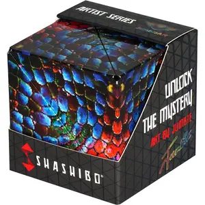 Shape Shifting Box Award-Winning STEM Fidget Toy with Ultra Strong Magnets Puzzle Cube Transforms Into 100+ Shapes Perfect Sensory Gift for Kids Teens and Adults The Chameleon