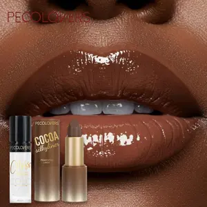 2PCS/Set  Long-Lasting Hydration Silky Smooth Lipstick & Nourishing Lip Oil Set - Create Versatile Stunning Looks - Ideal for Effortless Glam!