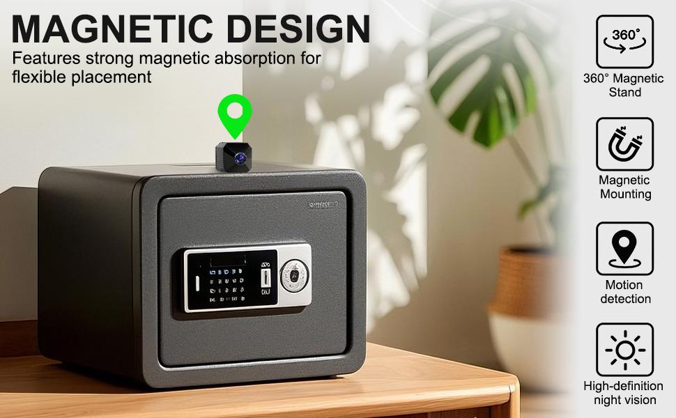 2026 Upgraded 4K Mini Wireless Security Camera, 6H Battery – Small Wireless Indoor Nanny Cam with No-Glow Night Vision, Motion Alerts, Home/Office Security Camera with Dual Storage 2026 Upgraded 4K Mini Wireless Security Camera, 6H Battery – Small Wireless Indoor Nanny Cam with No-Glow Night Vision, Motion Alerts, Home/Office Security Camera with Dual Storage