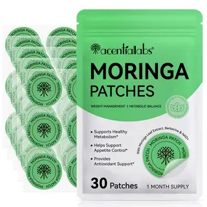 Acentiallabs Herbal Moringa Care Patches 30pcs, Natural Skincare Solution, Moisturizing & Nourishing, Ideal for Daily Use