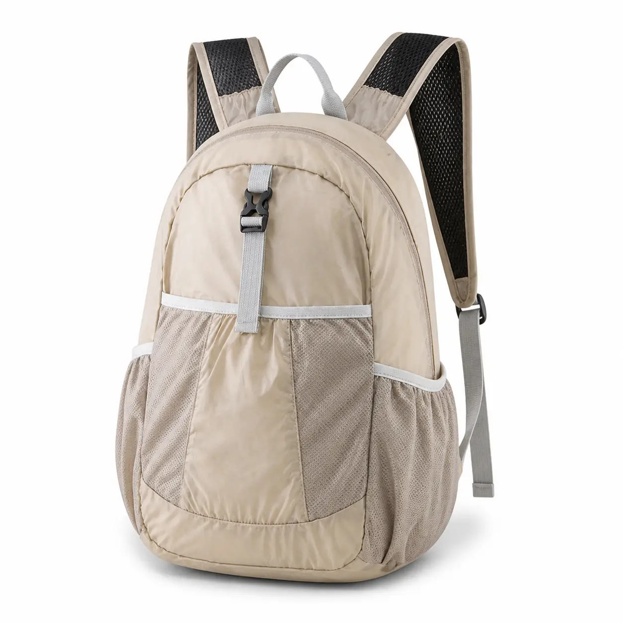 Large Capacity Unisex Foldable Backpack - 20-35L Nylon Everyday Daypack for Students, Gym & Weekend Outings