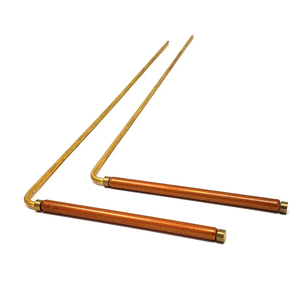 Copper and Brass Dowsing Rods with Movement for Tracing Spiritual Energy Chi, Ghost Hunting, Divining, Finding Gold, Locating Lost Items or Answering Questions!