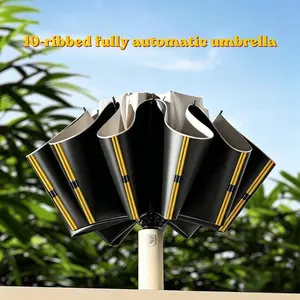 Automatic Umbrella, Large and Thick, Windproof and Sunscreen, Rain and Sunny Use, Portable Folding Umbrella, Convenient and Durable