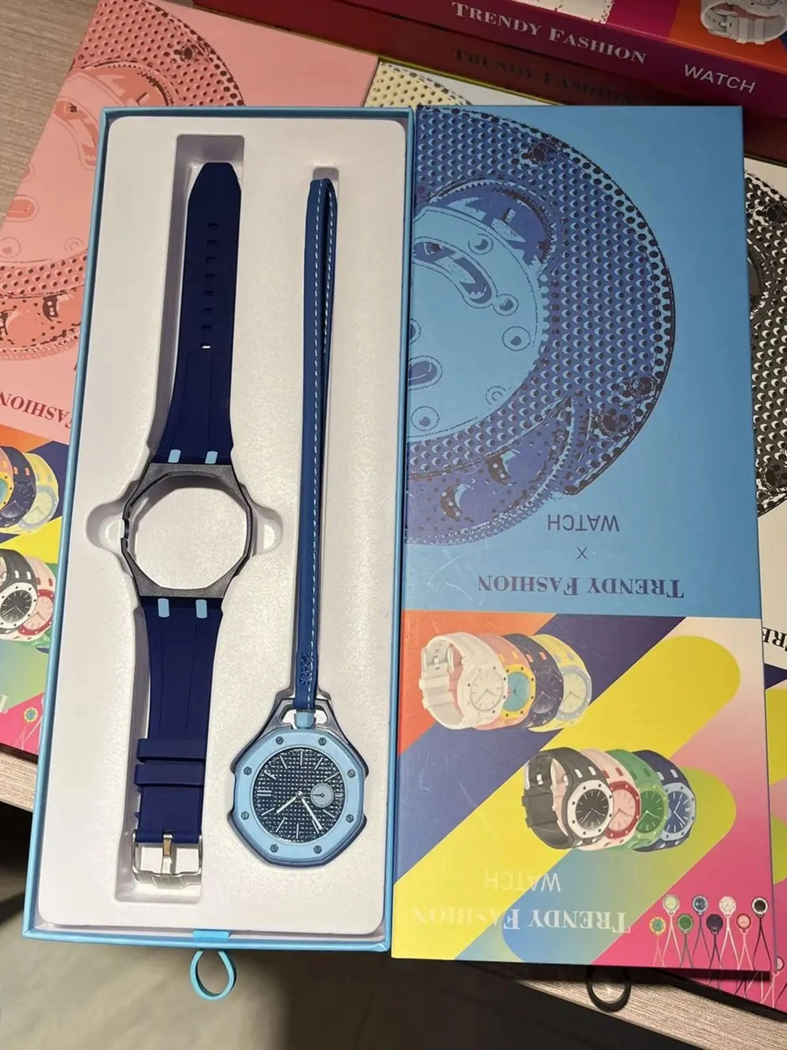 Cute and colorful women's watch, silicone strap simple and fashionable watch, hanging strap, daily wear, commuting, Valentine's Day, Ramadan, birthday, New Year's gift