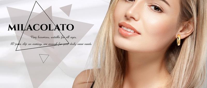 MILACOLATO Black Round Stud Earrings Set for Men Women 316L Surgical Stainless Steel Matte Black Ear Studs 5 Pairs 4mm-12mm