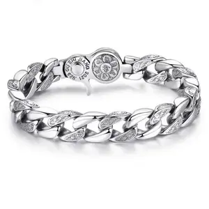 Men's Rotatable 6-Character Mantra Wide Bracelet - Bold, Unique Vintage Fashion Costume Jewelry Hand Accessory