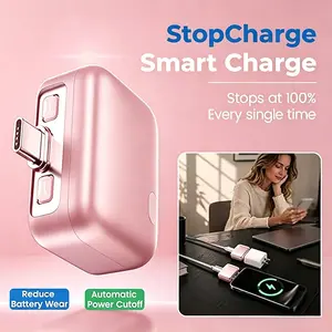 Type-C Charger Auto Shut Off, Smart Battery Protection, High Compatibility Mini Portable PD Fast Charging, Compatible with Samsung, Android, Laptops