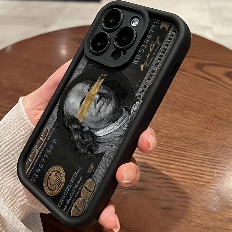 Money Trendy Luxury Pattern Case for iPhone 17 Pro Max 16 Plus 15 14 13 12 11 Air E Shockproof Full Camera Protection Durable slim Silicone Cover