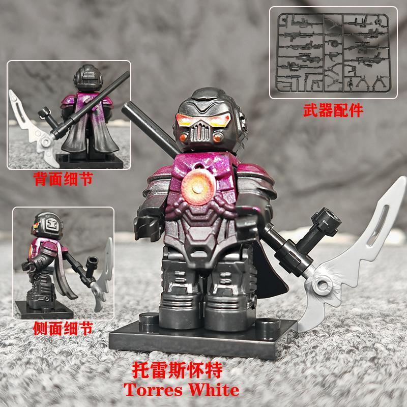 MOC Building Blocks Minifigure Game Cartoon Animation Weapon Accessories Puzzle Collection Ornament Toy Holiday Gift popular