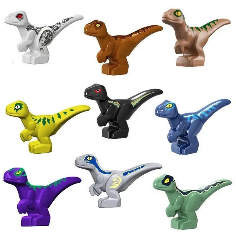 Dinosaur Design Building Blocks Toys - Jurassic Rex, Raptor Collection for Baby Birthday Souvenir Gift, Stress Relief Classic Novelty Toy