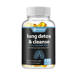 Pslalae Dietary Supplement, Containing Natural Extracts of Verbena Leaf, Marshmallow Root, and Olive Leaf - Supports Respiratory and Immune Functions - 60/120 Softgels.