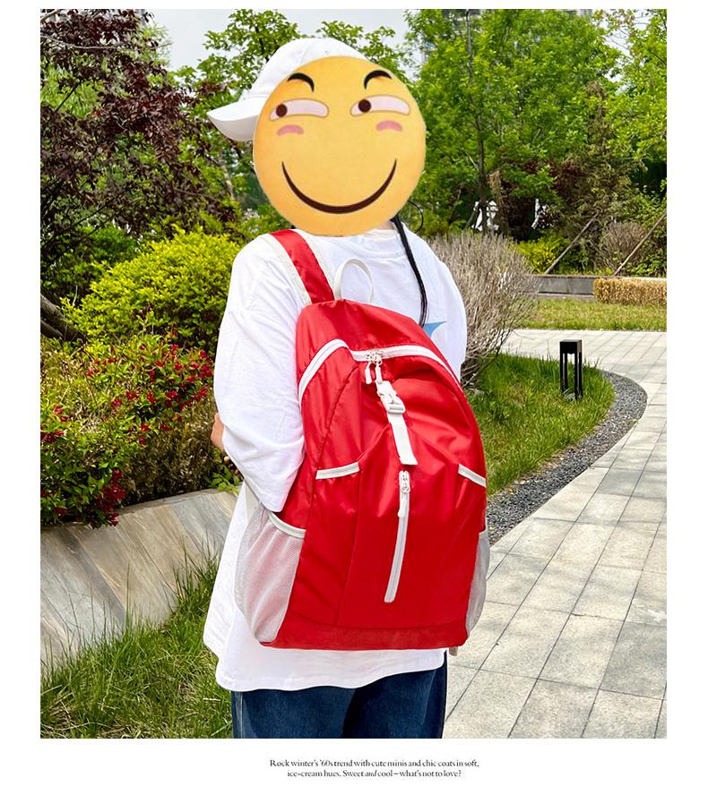 21L Ultra-Light Waterproof Nylon Backpack with Adjustable Straps - Foldable, Large Capacity, Portable for Hiking, Cycling, Fishing, Camping, Yoga & Travel - Available in Black, Blue, Green, Orange, Red, Travel Backpack