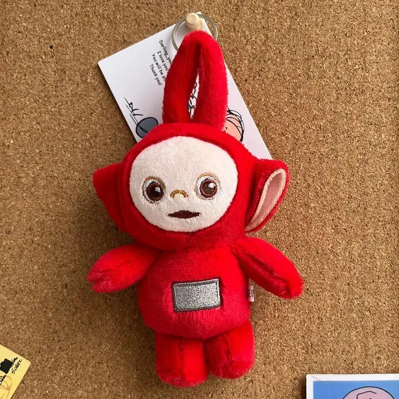 Cartoon 12cm Teletubbiess Plush Toy Cute Anime Series Soft Stuffed Doll Backpack Pendant Exquisite Birthday Gift Creative