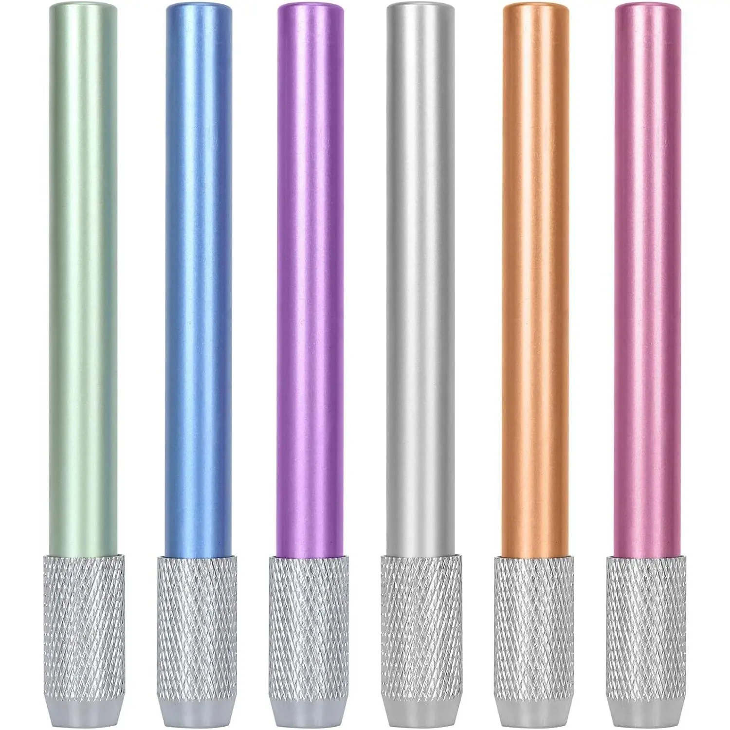 Colors Pencil Lengthener – Pencil Extender Holder for Colored Pencils in Regular Size (6 Pcs)