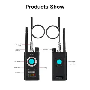 Multifunction Portable GPS Tracker Detector Hidden Camera Detector Anti Spy Gadget Professional Hunter Wireless Signal Car GPS Infrared Search Wiretapping Bug Mini Devices
