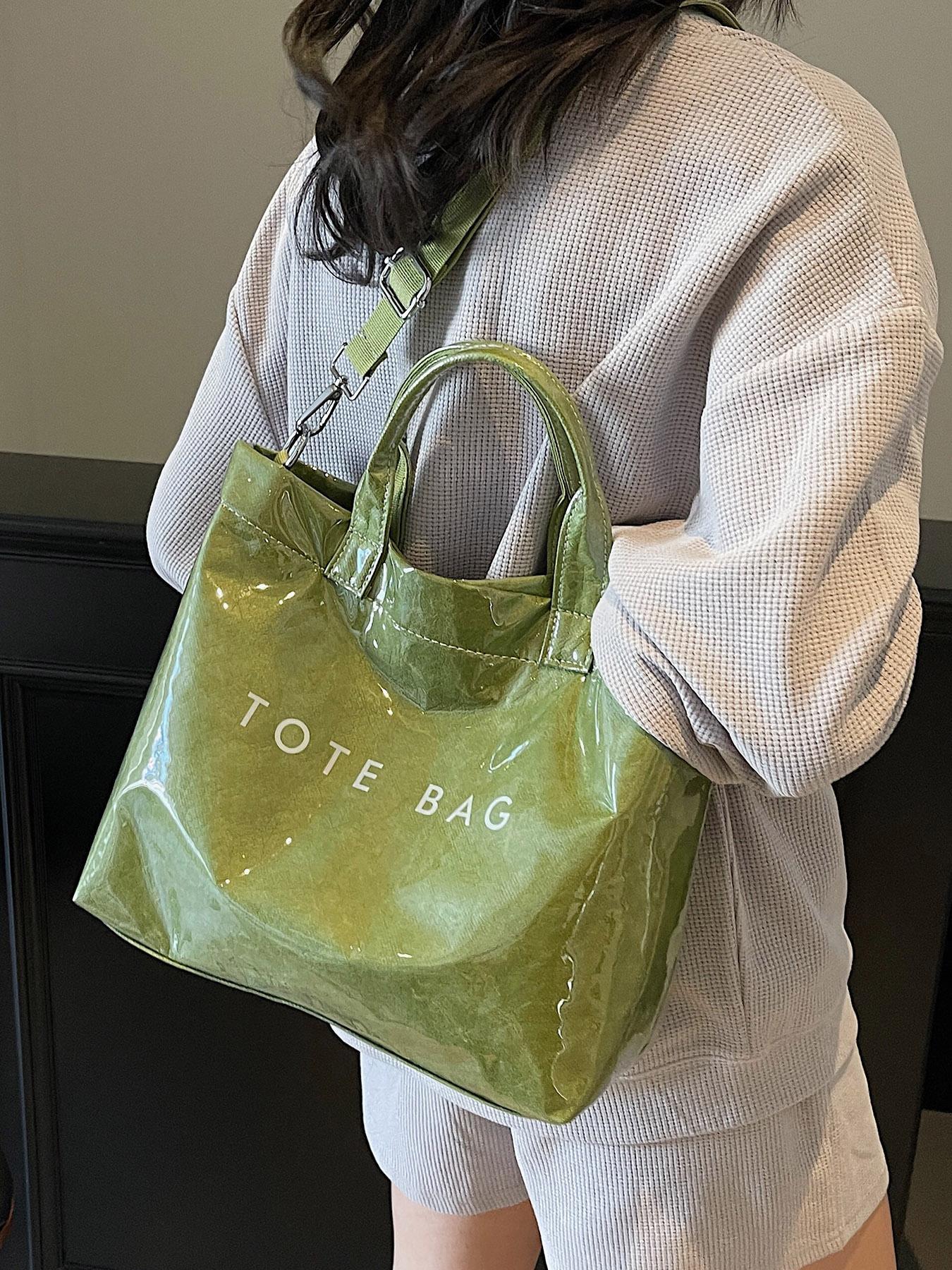 Fashion  Tote Bag, Large Capacity Shoulder Bag for Women, Casual Trendy Versatile High-quality Daily Commuting Bag, Girl Fashionable Shopping Bag, Commuter Tote Bag