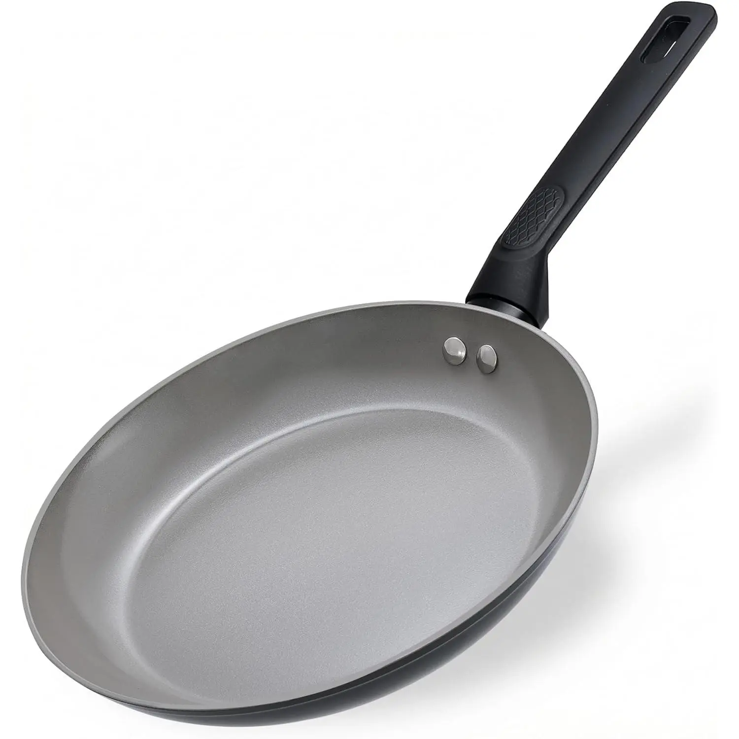 Ceramic Nonstick Frying Pan Skillet, Black Cookware with a Healthy Coating for Everyday Cooking, Suitable for All Stovetops