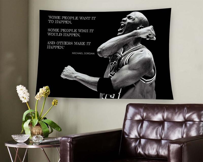 Michael's Jordan Flag/Tapestry, Basketball Flag/Tapestry, Room Decor, Wall Decor, Wall Hanging, Wall Tapestries, Decorative Flags, Room Decor Flags, Hanging Decor