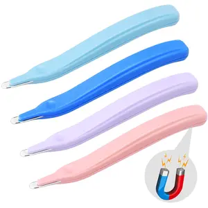 4 Pack Magnetic Staple Remover Tools, Professional Stapler Removers Staple Puller Remover for Classroom, Multicolored Stapler Remover Tool Staple Remover Stick for Home School Office, Office Stationery Supplies, Office Accessories (4 Colors)