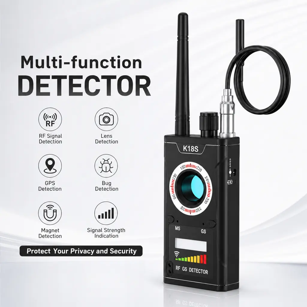 GPS Tracker for Phones & Electronics - Antispy, Hidden Camera Detection, Privacy Protection, Travel Safety Hack, TikTok Viral Find