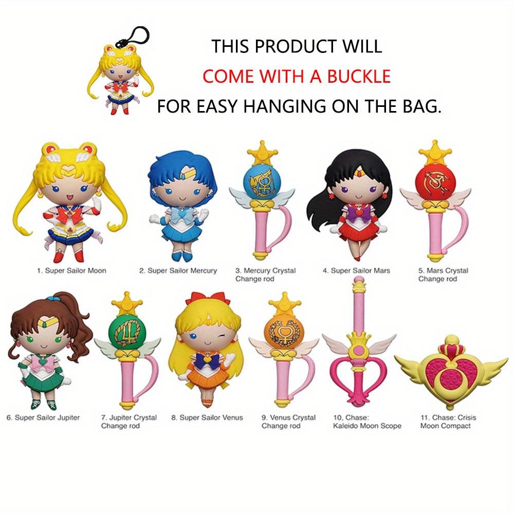 Official Sailor Moon 3D Anime Character Keychain Pendant, Mystery Blind Box Design, Perfect Gift for Fans & Collection Lovers