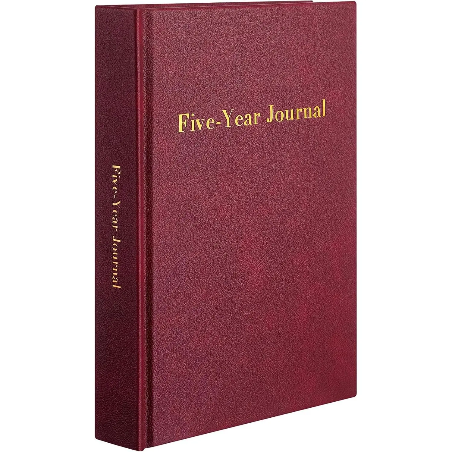 Hard Cover 5 Year Journal 6 x 8.5 Inch 5 Year Memory Notebook Daily Journal, Yearly Undated Diary Life Planner Log Book Gifts for Men and Women ( Red)