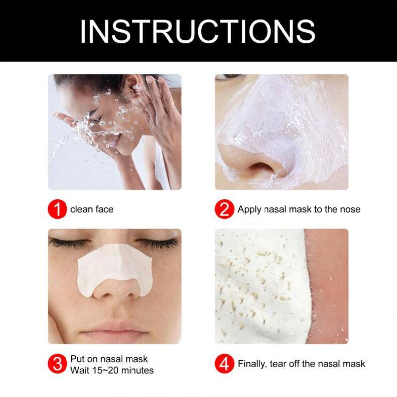 Blackhead Nose Mask Set, 2 Boxes Tightening Pores Face Peel Mask, Pore Deep Cleanser Purification Mask, Nose Patch, Acne Removal Mask