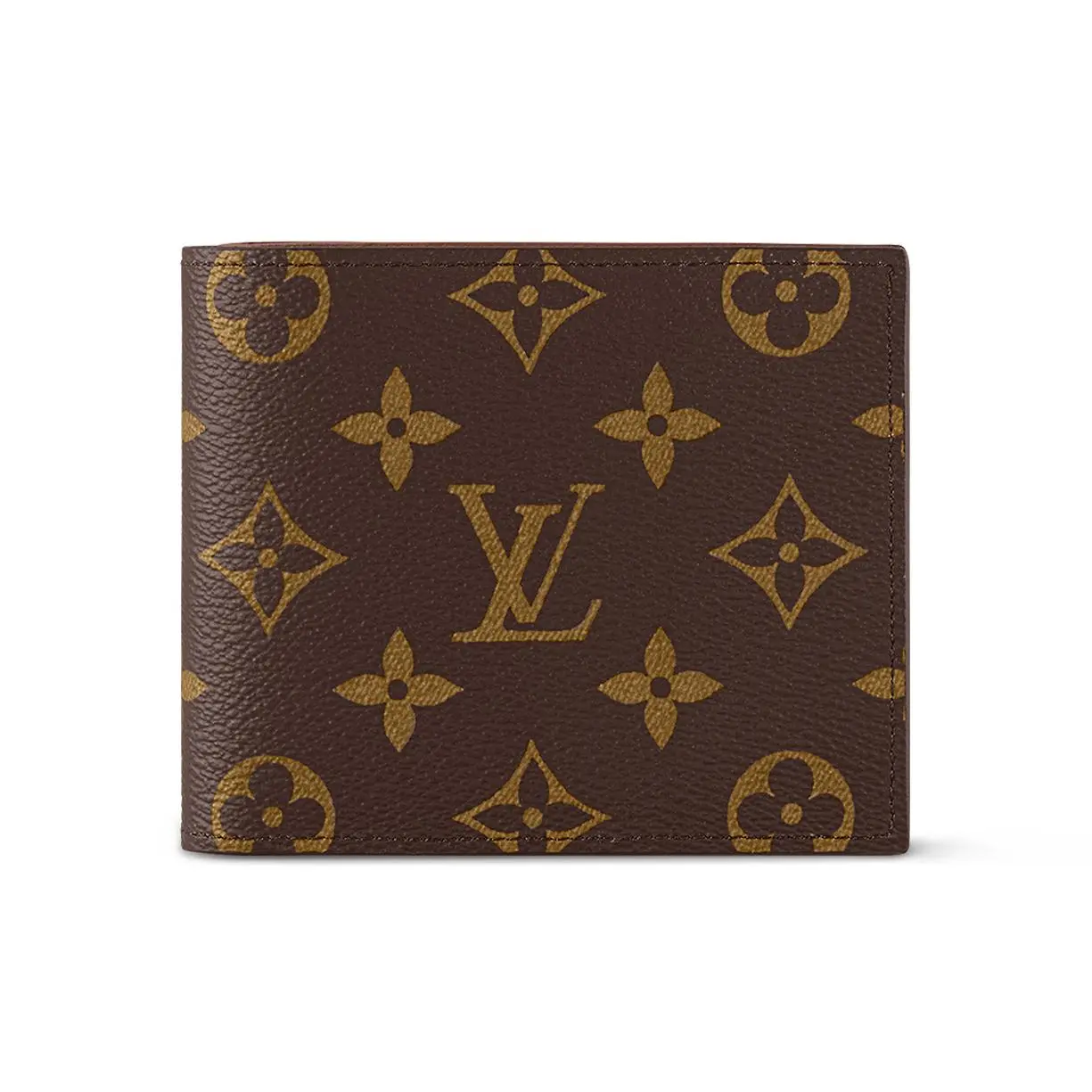 Louis Vuitton Marco Logo Men's Wallet - Classic Monogram Coated Canvas, Modern Elegant Brown Design, Logo Men's Wallets