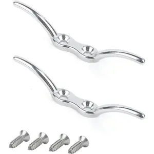 Deck Hardware Dock Cleats Stainless Steel Kayak Boat Cleat Marine Mooring Heavy Rope Cleat Base