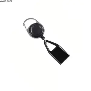 Retractable Keychain  Retractable Keychain with Pull Cord Reel, Lightweight Key Ring Accessory for Keys, ID Holders, Bags and Everyday Carry Use