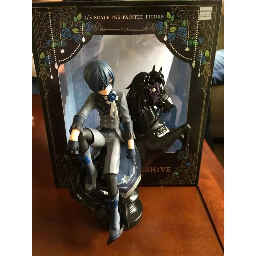 ARTFX J Black Butler Book of Circus Ciel Phantomhive Sebastian Michaelis PVC Action Figure Statue Collection Model Kids Toy Doll
