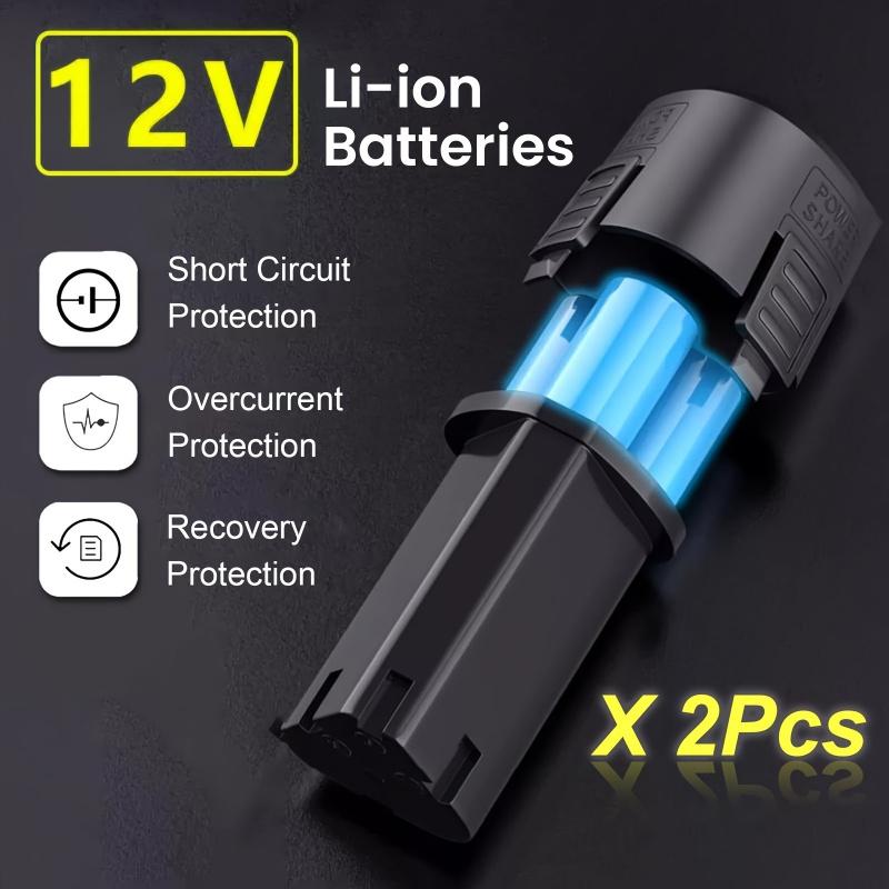 Wireless car polisher, equipped with 2 12V rechargeable batteries, 6inch mini polisher set, 2800-5500 RPM orbital polisher, variable speed, suitable for fine polishing, buffing, and scratch removal on boats and cars