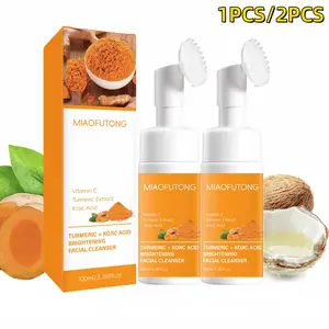 Turmeric Mousse Cleanser, Deep Cleansing & Nourishing Skin Foam Cleanser, Facial Cleanser for Women & Men All Skin Types